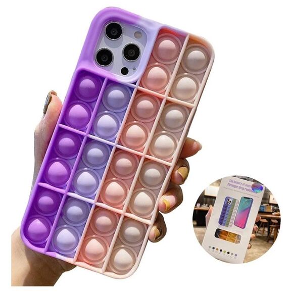 NWT IPhone 12 Pro Max Fidget Bubble Phone Case - Picture 1 of 4
